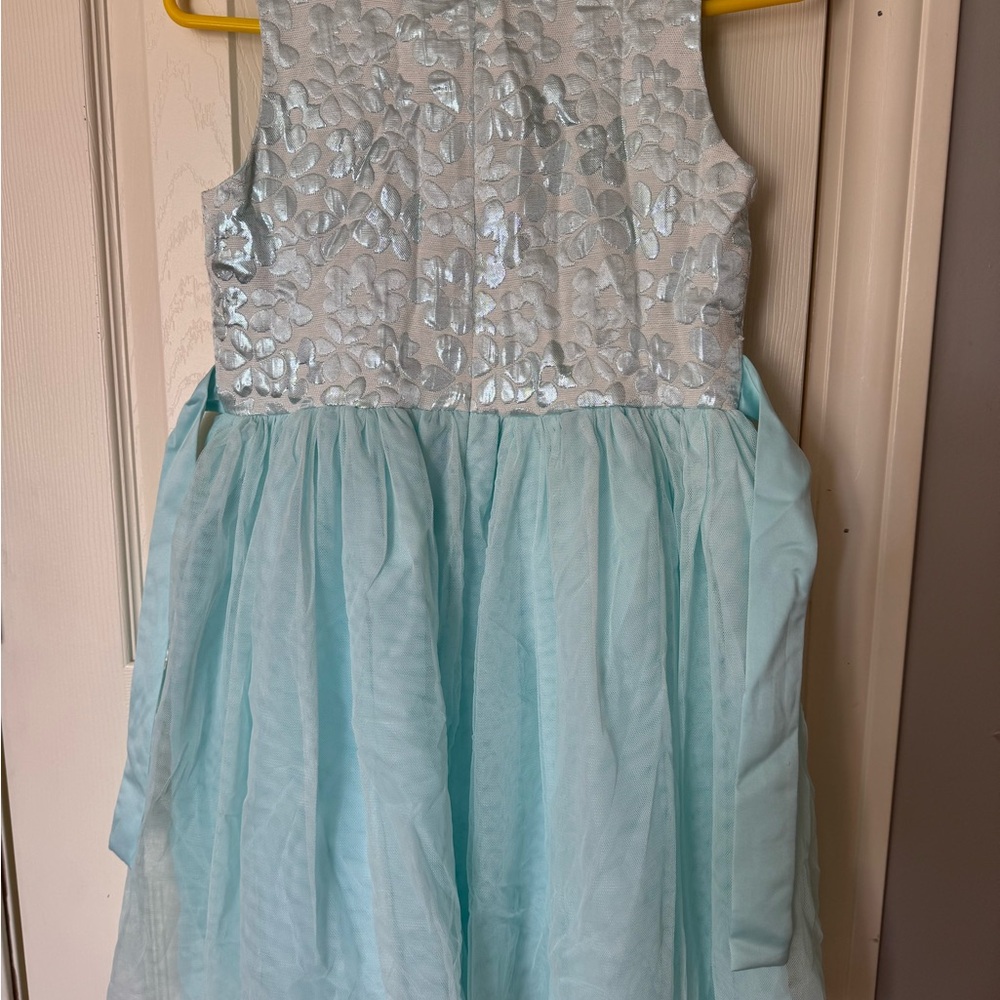 Bonnie Jean Light Blue Floral Dress - Picture 2 of 8